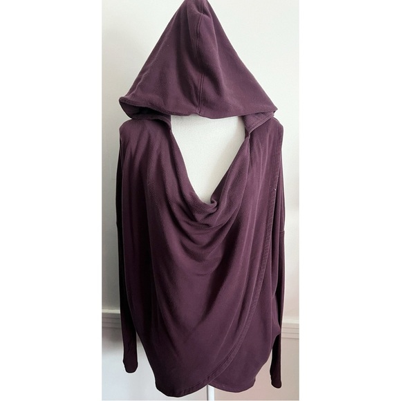 Athleta • Purana Wrap Sweatshirt In Decadent Chocolate - Picture 4 of 11